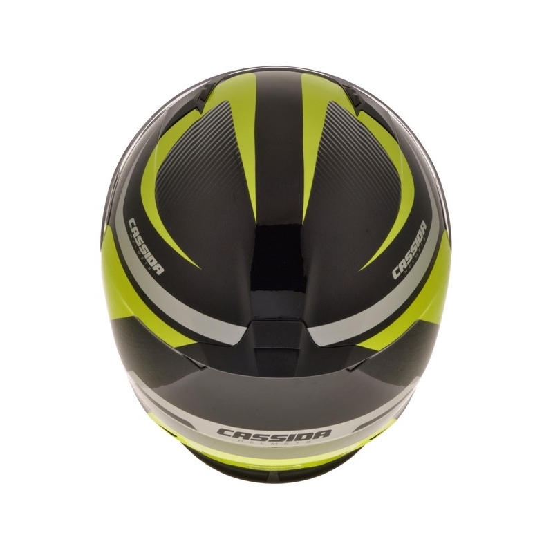 Cassida Integral 2.0 schwarz-grau-fluo gelb Motorradhelm