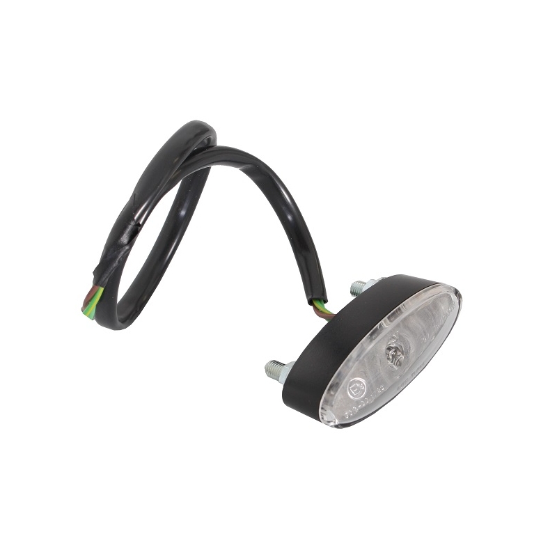 Universal led Rücklicht Mini Oval weiß