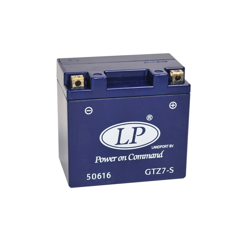 Landport GTZ7-S wartungsfreie Gel-Batterie, 12V 6Ah