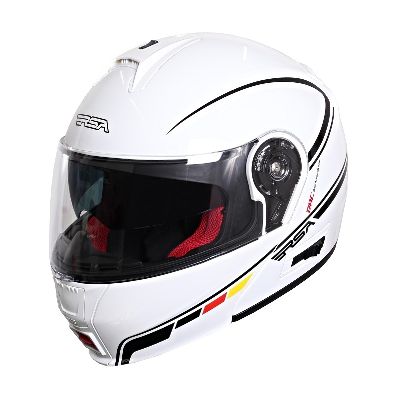 RSA TR-01 weiß-schwarz Motorradhelm zu verkaufen Ausverkauf