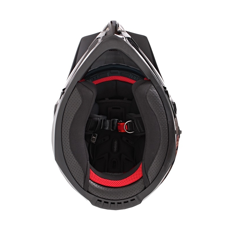 Endurohelm mit Sonnenblende RSA MX-01 schwarz/grau/gelb Ausverkauf