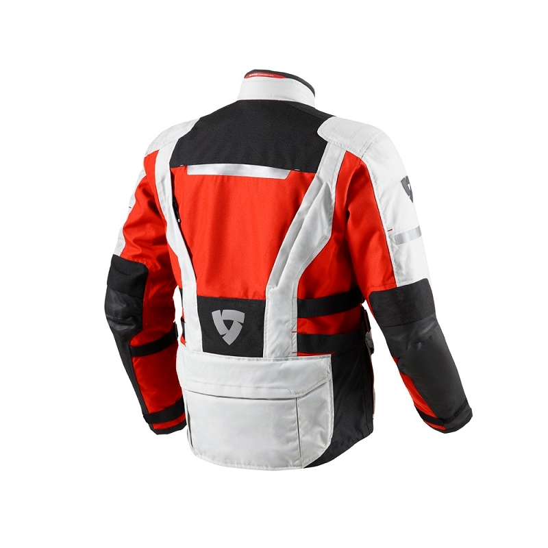 Motorradjacke Revit Sand 2 silber/rot Ausverkauf