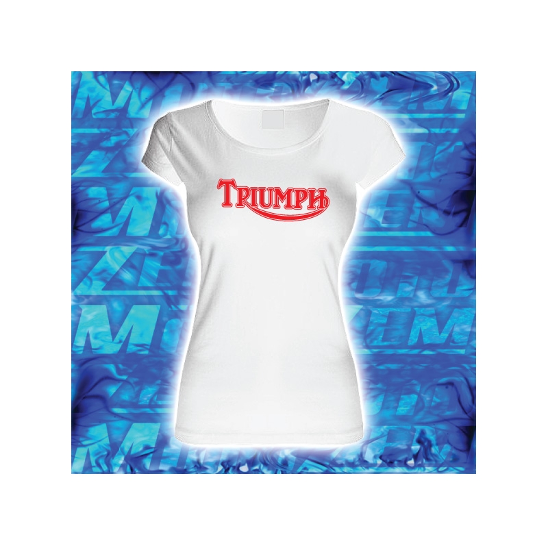 Frauen-T-Shirt mit Triumph-Motiv weiß Ausverkauf