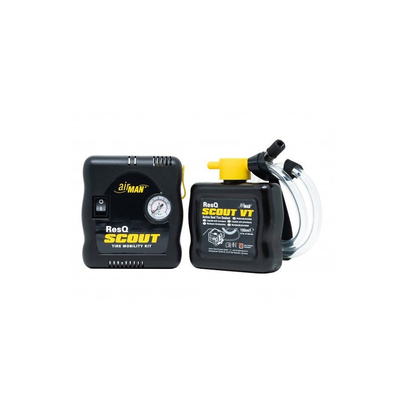 Automatisches Reifenreparaturset airMAN ResQ Scout VT MOTO