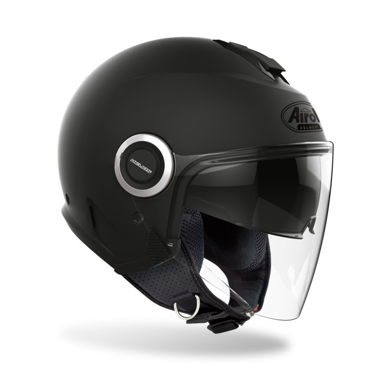 Open Helmet Airoh Helios Farbe schwarz matt Ausverkauf