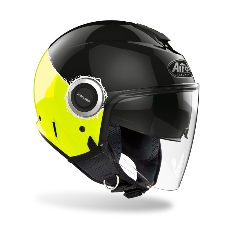 Offener Helm Airoh Helios Fluo schwarz-gelb