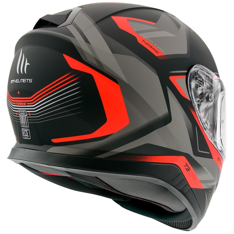 MT Thunder 3 SV Turbine schwarz-grau-rot Integralhelm Ausverkauf