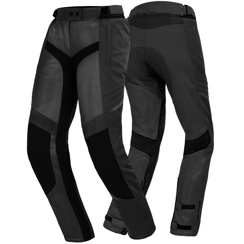 Shima Jet Black Motorradhosen für Frauen