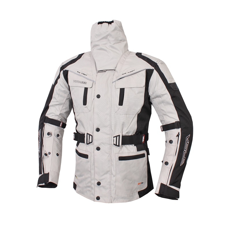 Motorradjacke RSA Voyager grau-schwarz Ausverkauf