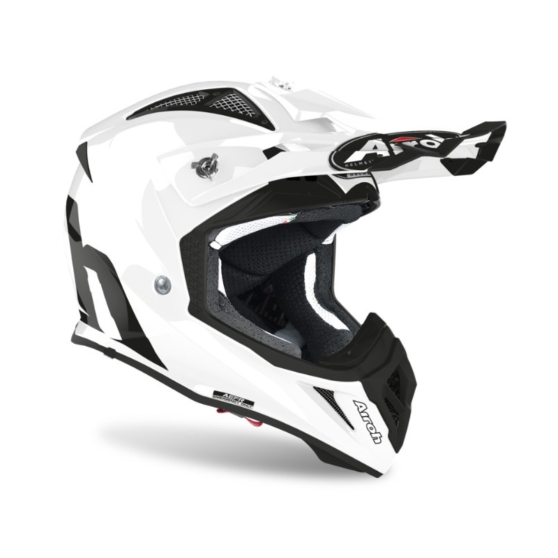 Motocross Helm Airoh Aviator Ace Farbe weiß Ausverkauf