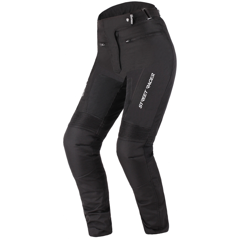 Street Racer Elite Motorradhose für Frauen Schwarz - Klasse II