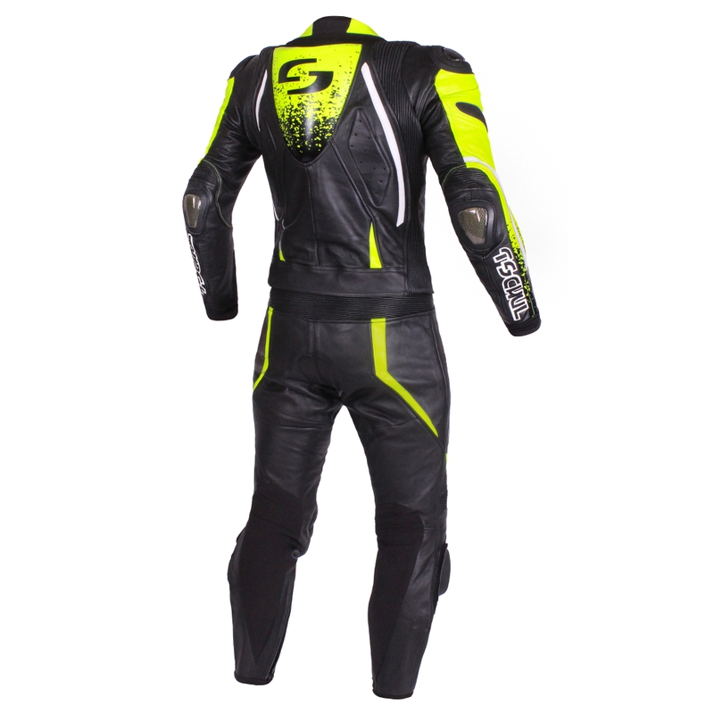 Herren Tschul 585 schwarz-fluo-gelb Jumpsuit Ausverkauf