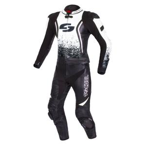 Tschul 585 schwarz-weißer Herrenoverall Ausverkauf