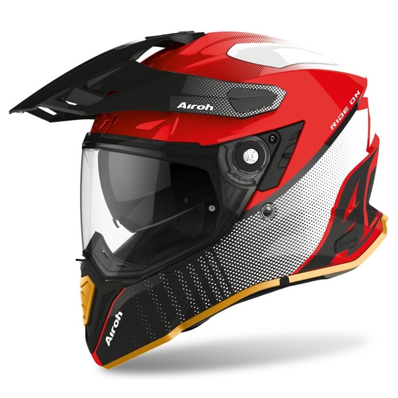 Endurohelm Airoh Commander Progress SE rot-schwarz