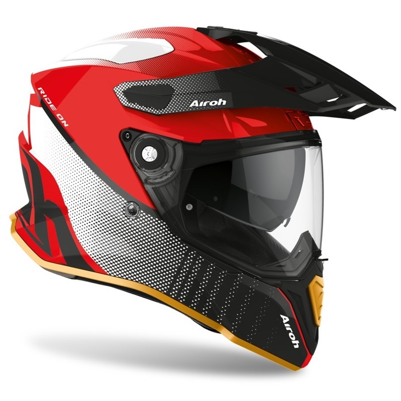 Endurohelm Airoh Commander Progress SE rot-schwarz