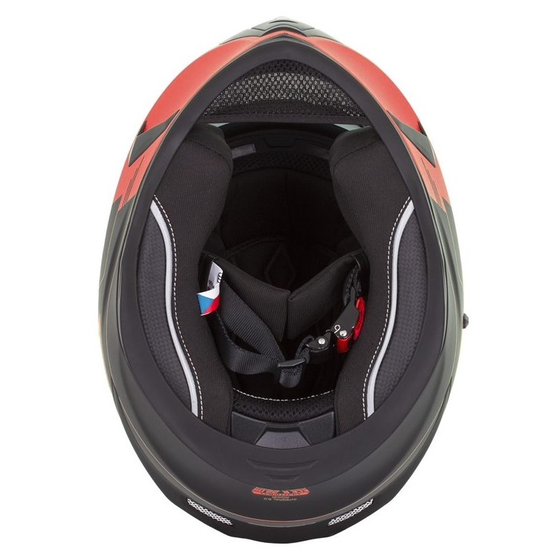 Integralhelm Cassida Integral 3.0 RoxoR schwarz-grau-fluorrot