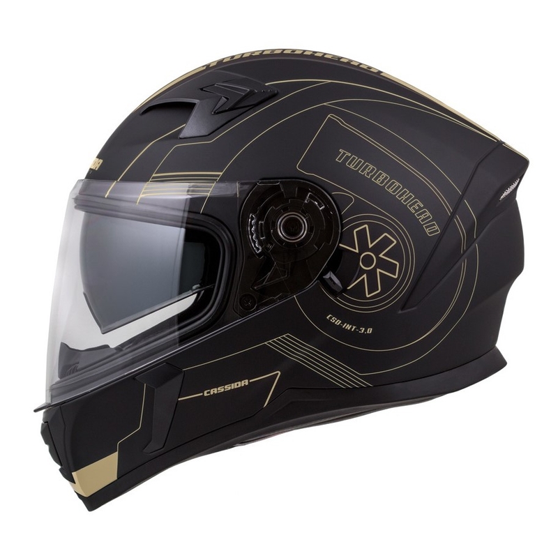 Integralhelm Cassida Integral 3.0 Turbohead schwarz-gold