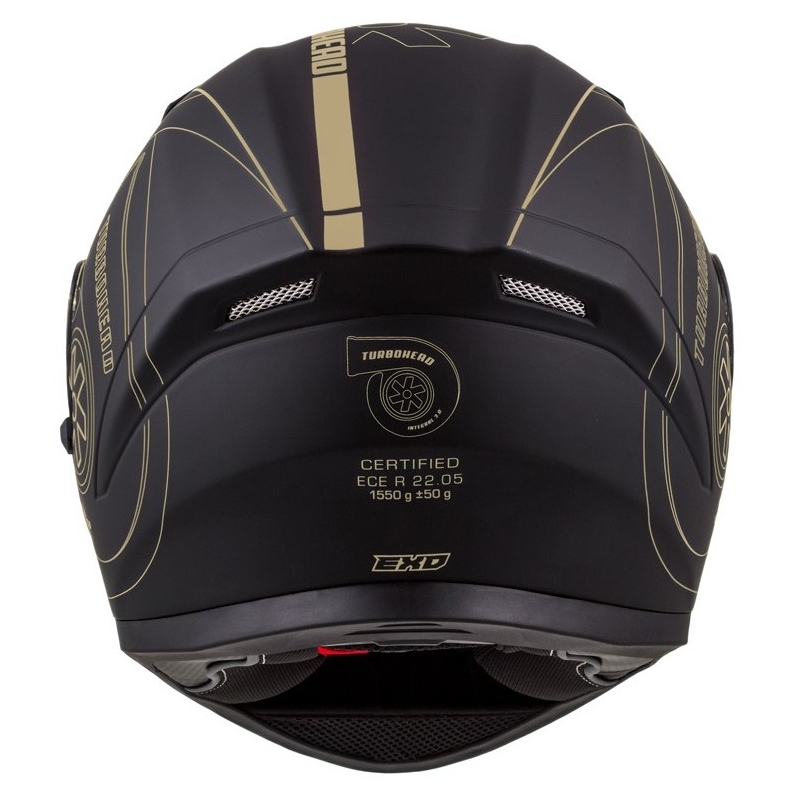 Integralhelm Cassida Integral 3.0 Turbohead schwarz-gold