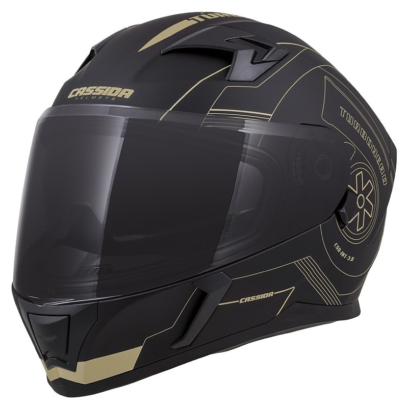 Integralhelm Cassida Integral 3.0 Turbohead schwarz-gold