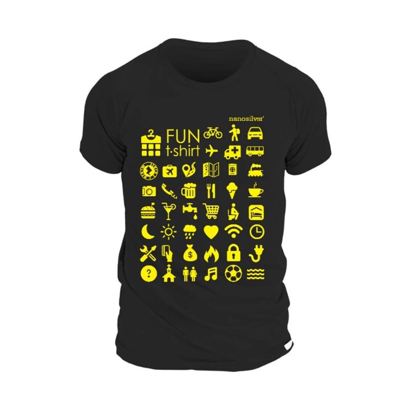 T-shirt nanosilver Travel Classic schwarz