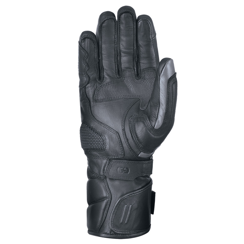 Oxford Advanced Mondial Motorradhandschuhe lang grau-schwarz