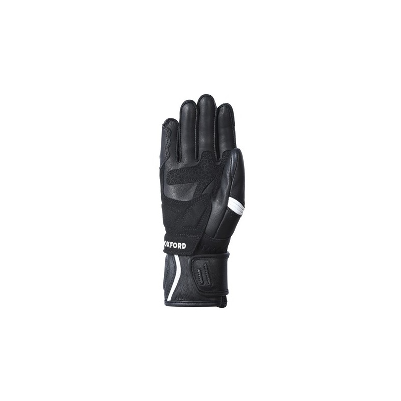 Motorradhandschuhe Oxford RP-5 2.0 schwarz und weiß