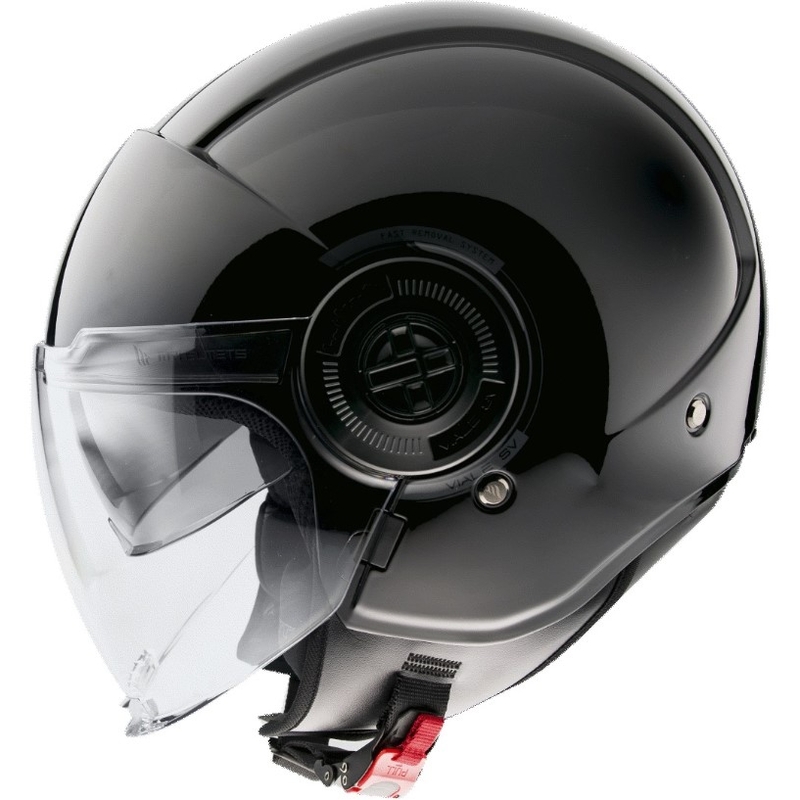 MT Viale Open Motorradhelm Schwarz Glanz Ausverkauf