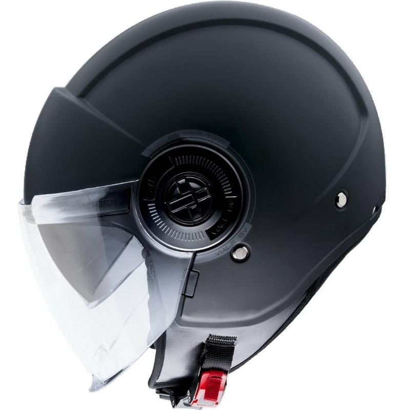MT Viale offener Motorradhelm schwarz matt