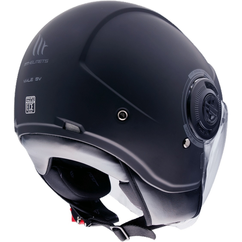MT Viale offener Motorradhelm schwarz matt