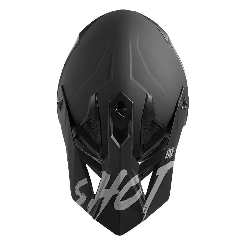 Motocross-Helm Shot Lite Uni Solid Black Matte