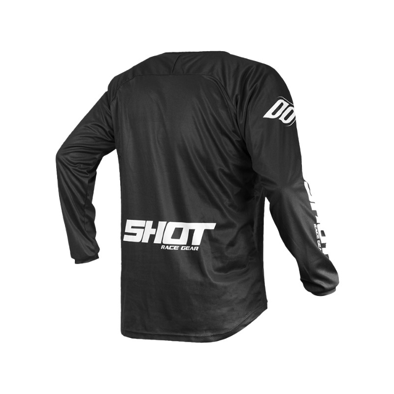 Motocross Trikot Shot Devo Raw schwarz Ausverkauf
