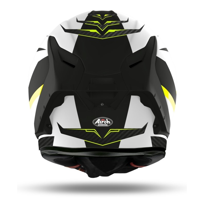 Integralhelm Airoh GP 550S Venon weiß-schwarz-fluo gelb