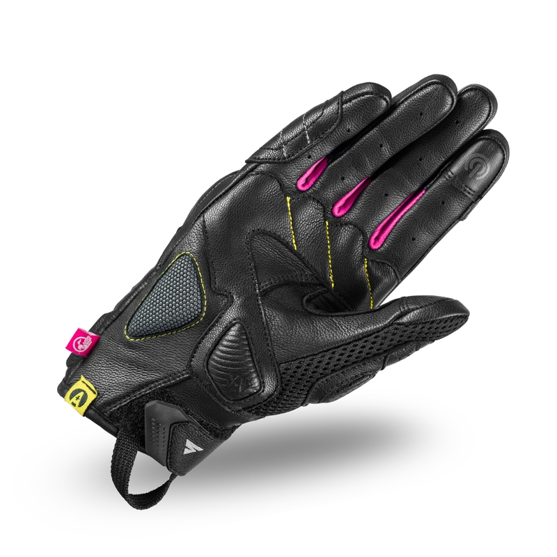 Shima Rush Damen Motorradhandschuhe schwarz-fuchsia
