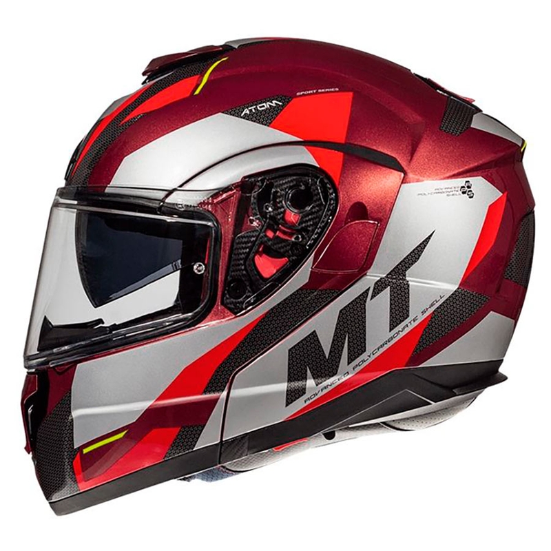 MT Atom SV TRANSCEND F5 Motorradhelm rot