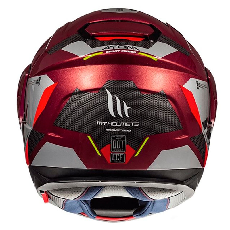 MT Atom SV TRANSCEND F5 Motorradhelm rot
