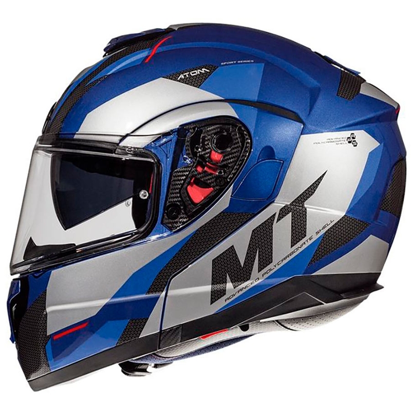 MT Atom SV TRANSCEND E7 Motorradhelm blau Ausverkauf