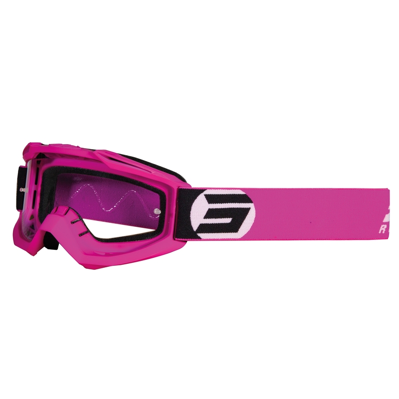Motocross-Schutzbrille Shot Assault rosa