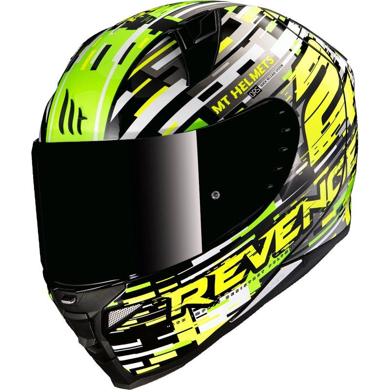 MT Revenge 2 Baye Integral Motorradhelm grün-fluo gelb Ausverkauf