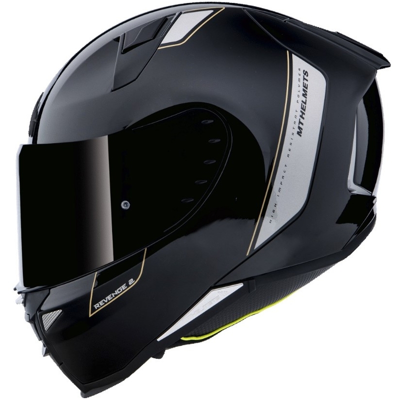 MT Revenge 2 Solid Black Gloss Integral-Motorradhelm