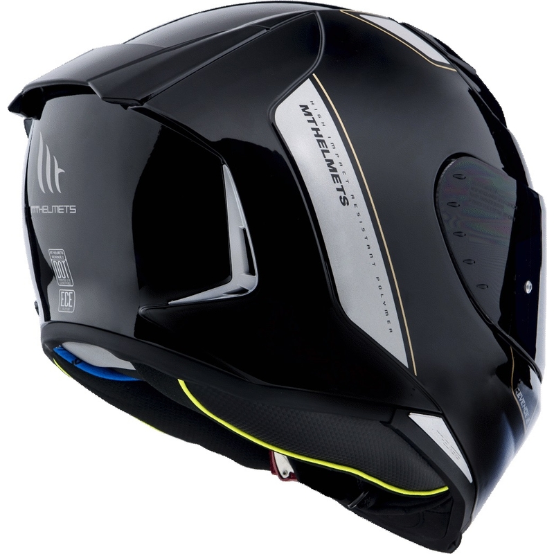 MT Revenge 2 Solid Black Gloss Integral-Motorradhelm