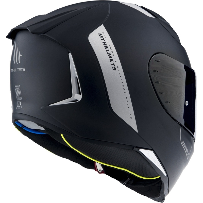 MT Revenge 2 Solid Black Matte Integral Motorradhelm