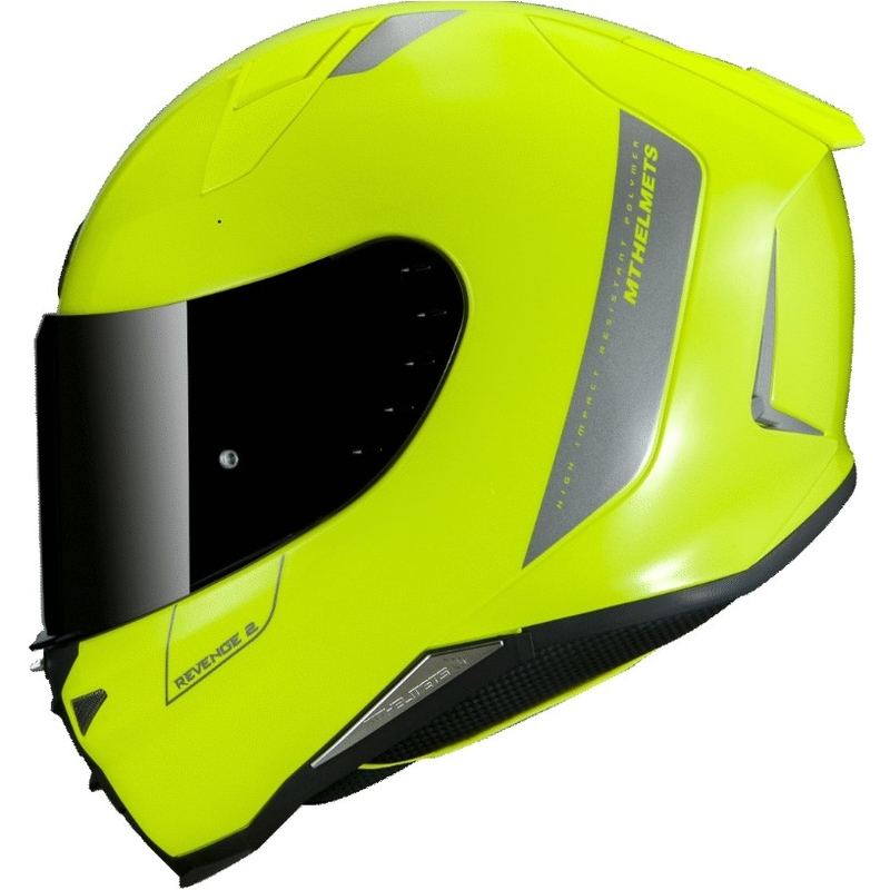 MT Revenge 2 Solid fluo gelb integral Motorradhelm Ausverkauf