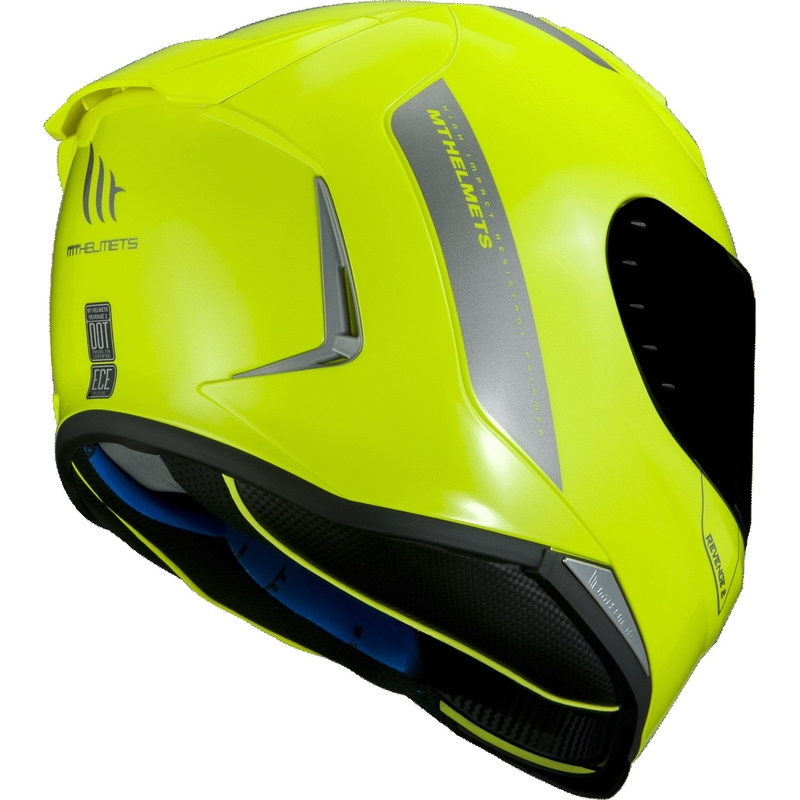 MT Revenge 2 Solid fluo gelb integral Motorradhelm Ausverkauf