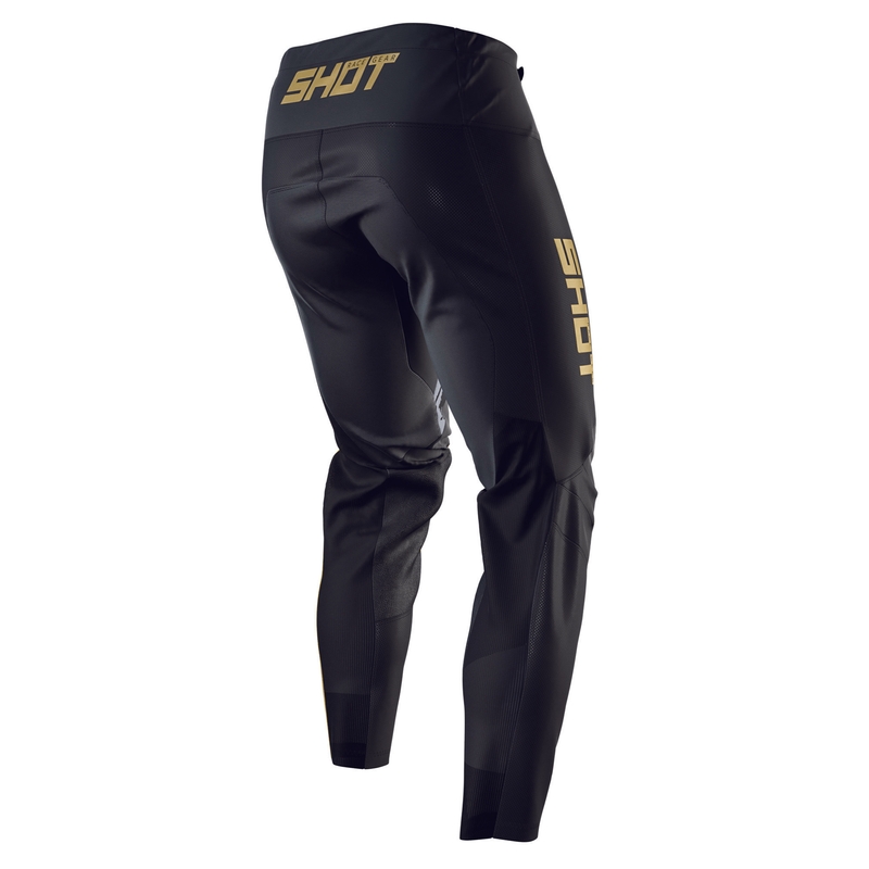 Motocross Hose Shot Contact Draw schwarz-gold
