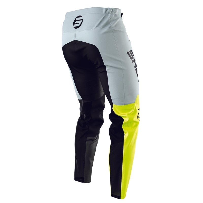 Kinder Motocross Hose Shot Devo Storm schwarz-grau-fluo gelb Ausverkauf