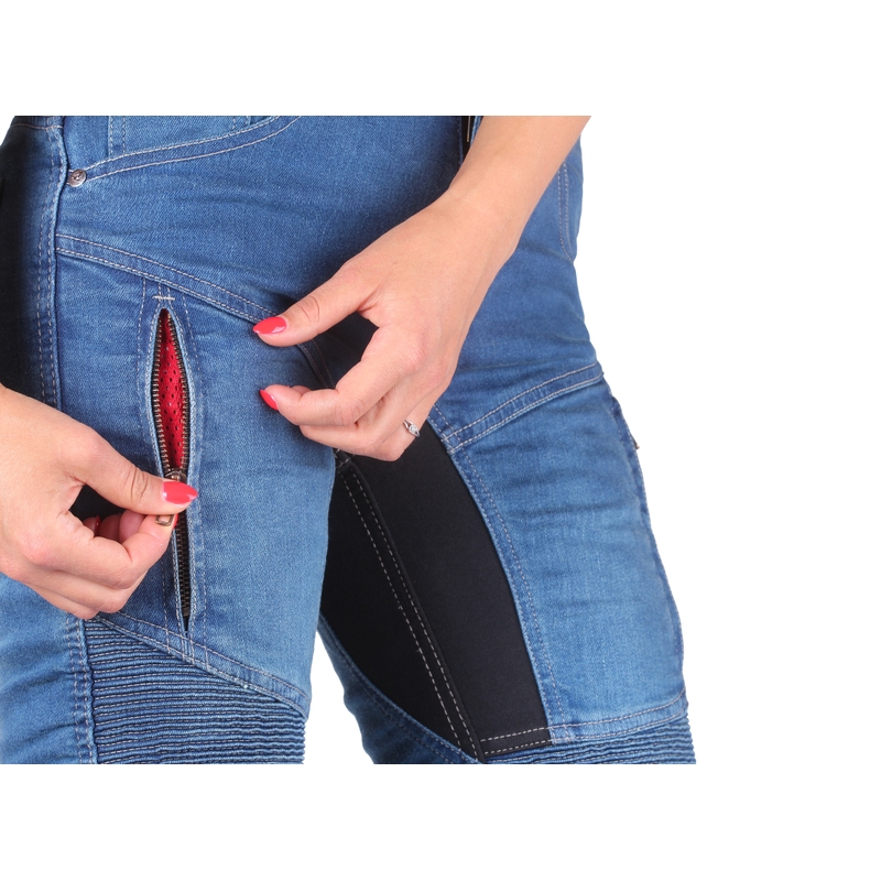 Damenjeans Street Racer Stretch II Slim fit CE blau