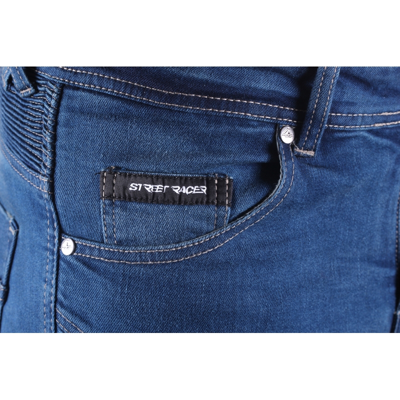 Street Racer Basic II CE Blaue Motorradjeans