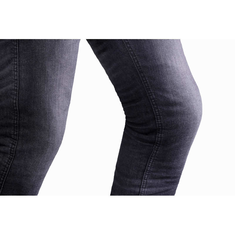 RSA Route CE Schwarz Gekürzte Motorradjeans