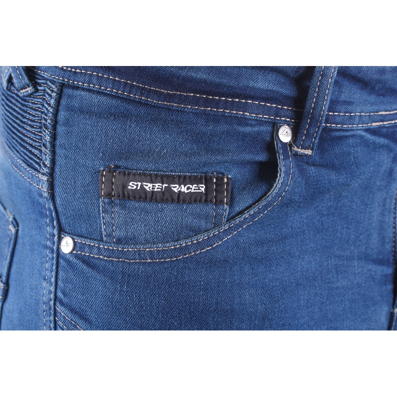 Street Racer Stretch II CE Blaue Motorradjeans