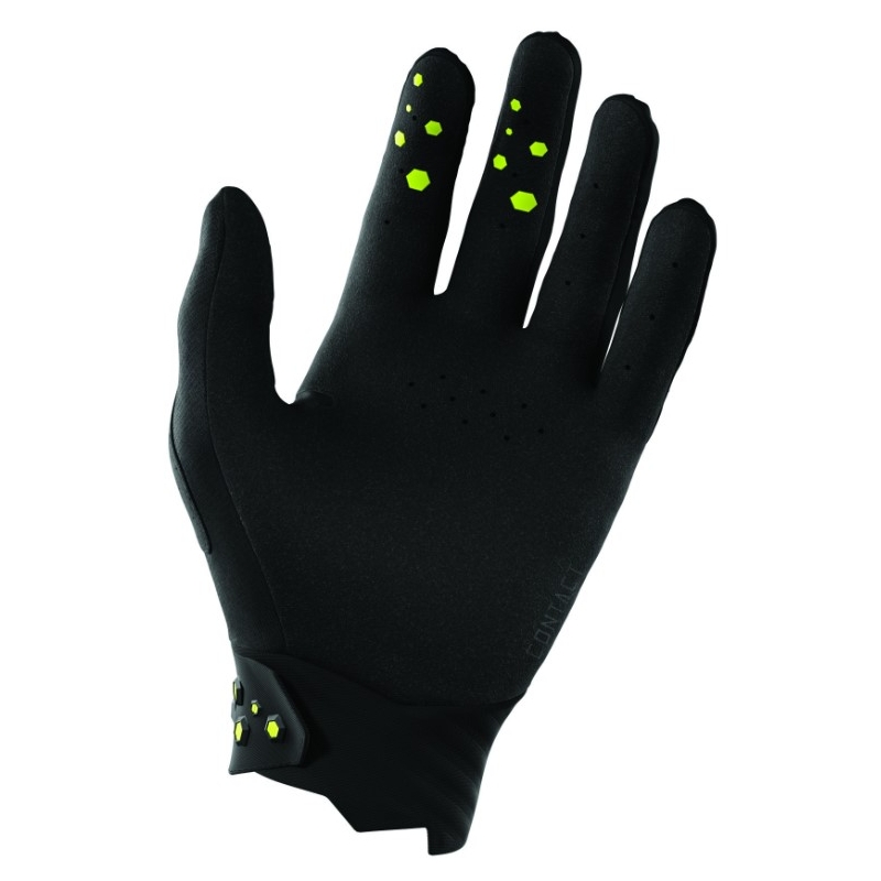 Motocross-Handschuhe Shot Contact Draw schwarz-fluo gelb